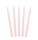 Dinerkaarsen Lichtroze Mat (10st)