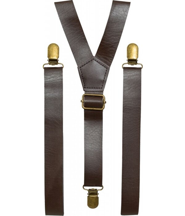 Bretels Steampunk Bruin Lederlook