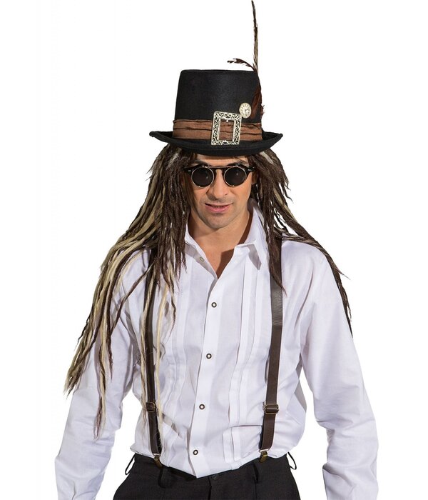 Bretels Steampunk Bruin Lederlook