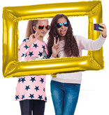 Gouden Folieballon Fotolijst (85x60cm)