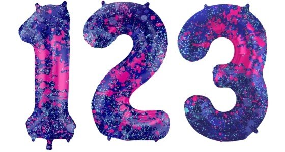 Splash Cijfer Ballonnen