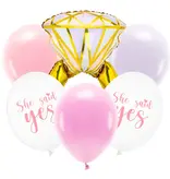 Ballonnen Set Ring She Said Yes (6st)