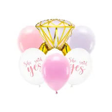 Ballonnen Set Ring She Said Yes (6st)