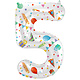 Folieballon Cijfer 5 Joyful Party - 86 cm