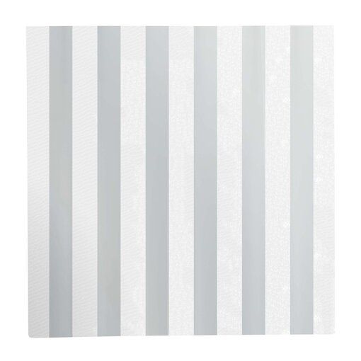 Servetten Zilver/Wit Gestreept Chique (20st)