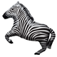 Zebra Folieballon (71cm)