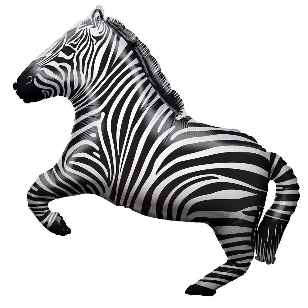 Zebra Folieballon (71cm) 