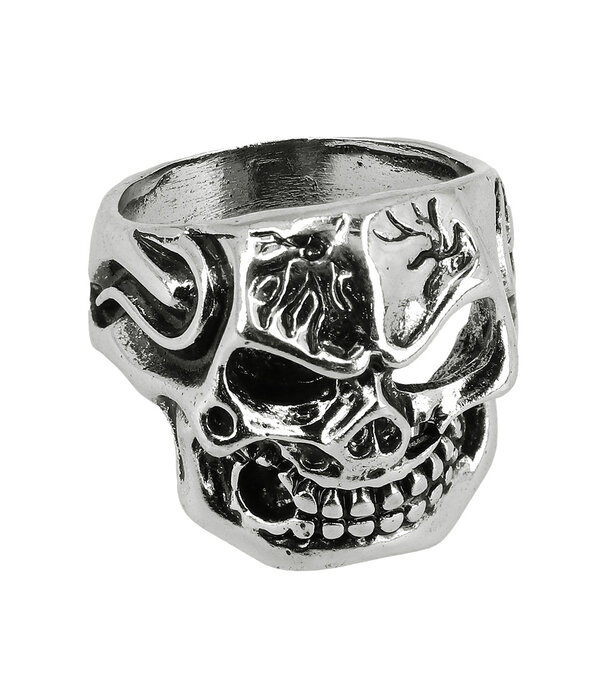 Piraten Ring Doodshoofd (20mm)