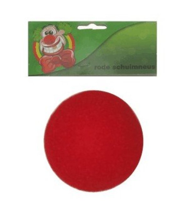 Clownsneus rood schuim
