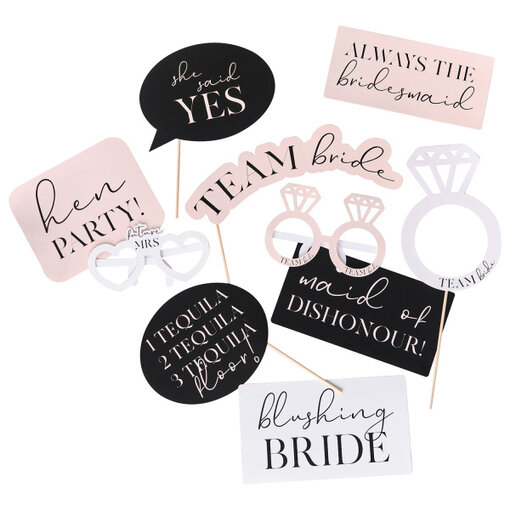 Foto Booth Props Vrijgezellenfeest (10st)