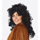 Pruik Zwarte Lange Krullen Yara