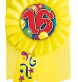 Rozet 16 geel
