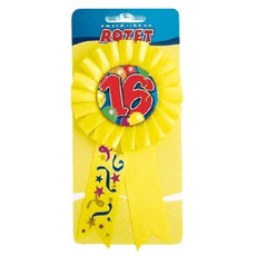 Rozet 16 geel