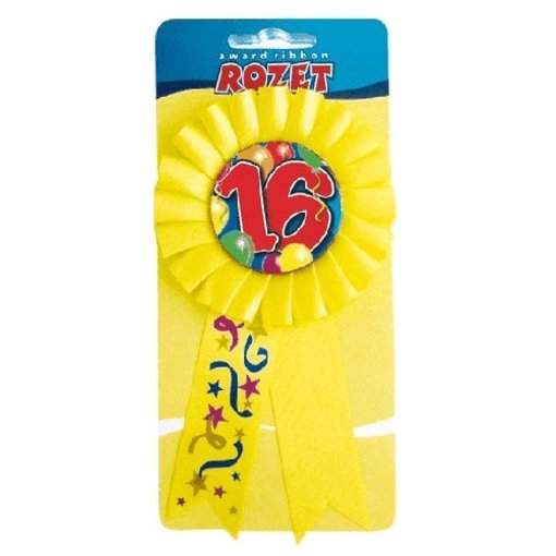 Rozet 16 geel