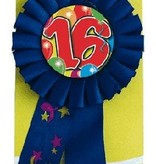 Rozet 16 blauw