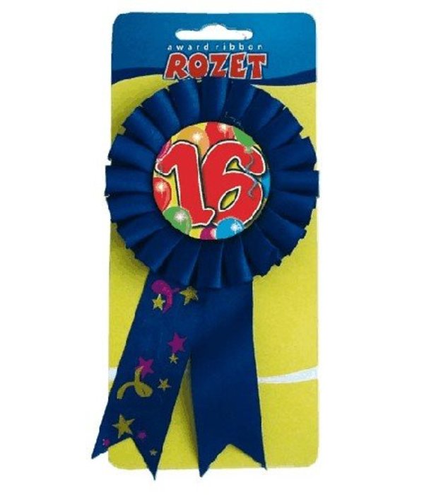 Rozet 16 blauw