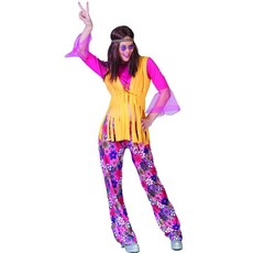 Hippie kostuum dames 3-delig