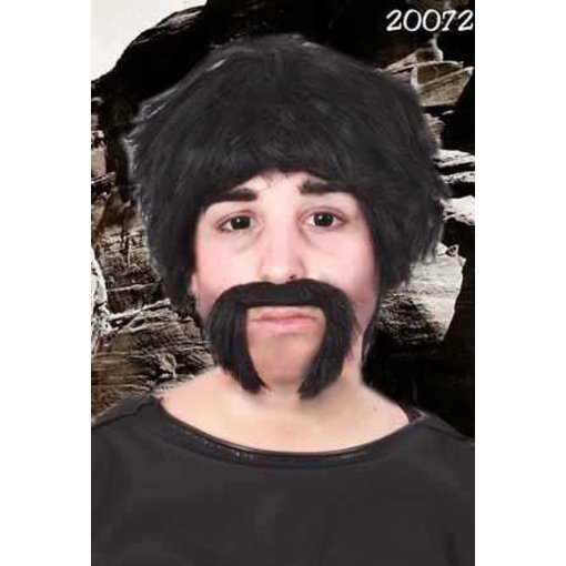 Snor macho man zwart