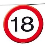 Vlaggenlijn verkeersbord '18'