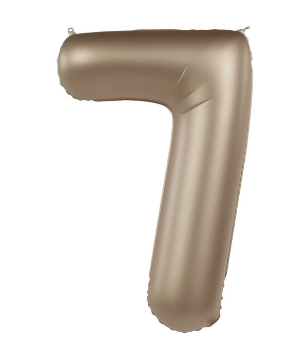 Folieballon Cijfer 7 Starlight Gold (86cm)