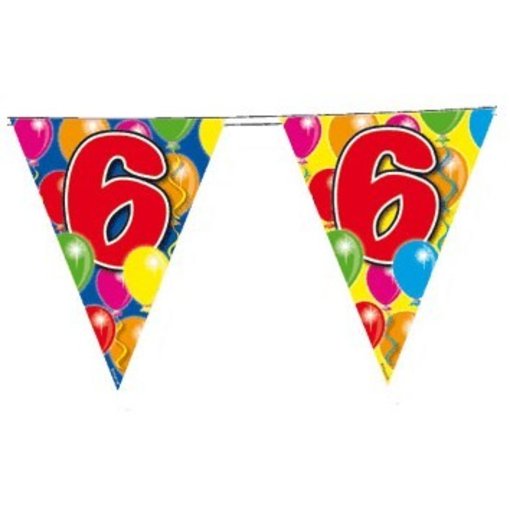 Vlaggenlijn leeftijd '6'