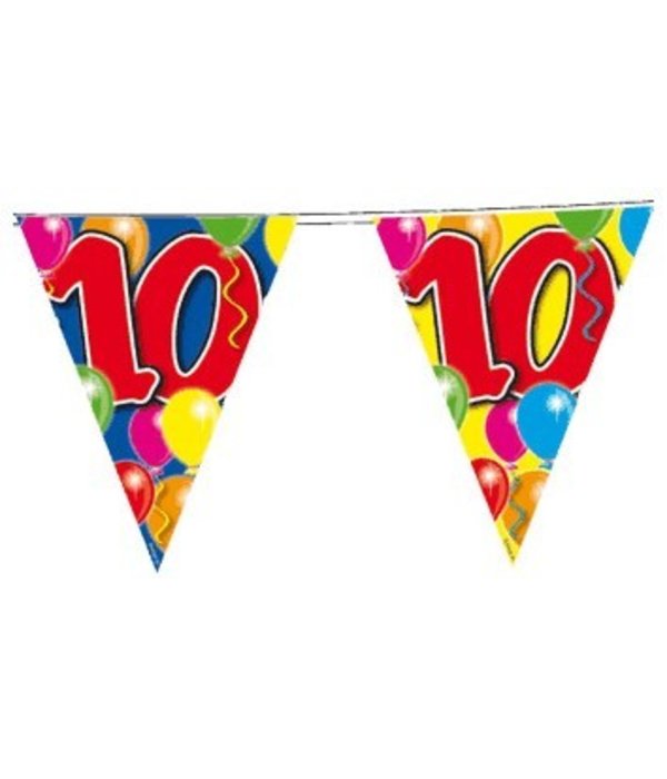 Vlaggenlijn leeftijd '10'