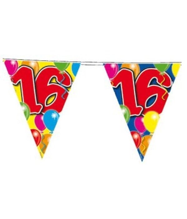 Vlaggenlijnlijn leeftijd '16'