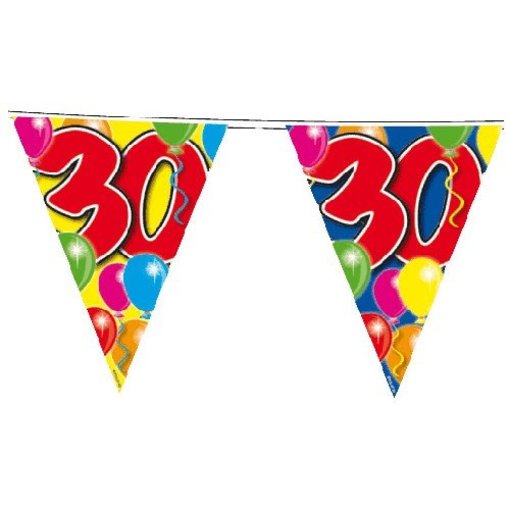 Vlaggenlijn leeftijd '30'