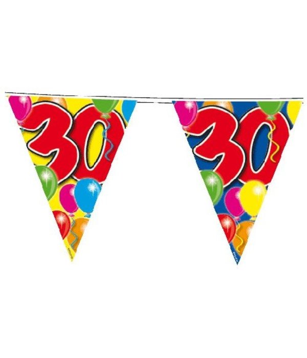 Vlaggenlijn leeftijd '30'