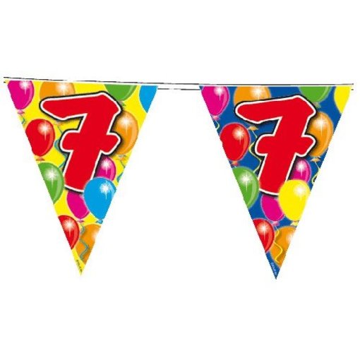 Vlaggenlijn leeftijd '7'