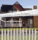 Afzetlint leve het bruidspaar