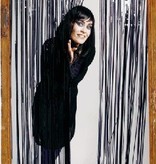 Deur deco gordijn zwart