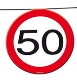 Vlaggenlijn Papier Verkeersbord 50
