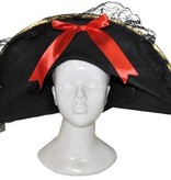 Piratenhoed Sparrow met rood lint