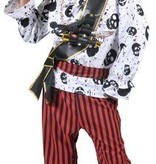 Carnavalskostuum: Piratenpak 5-delig Brett