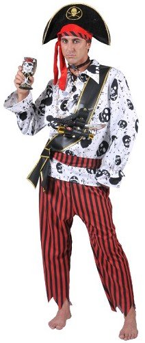 Carnavalskostuum: Piratenpak 5-delig Brett afbeelding