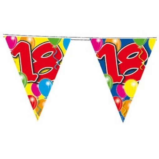 Vlaggenlijn leeftijd '18'