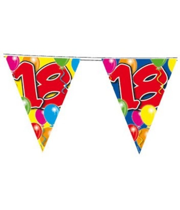 Vlaggenlijn leeftijd '18'