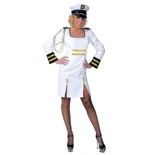 Kapitein kostuum vrouw