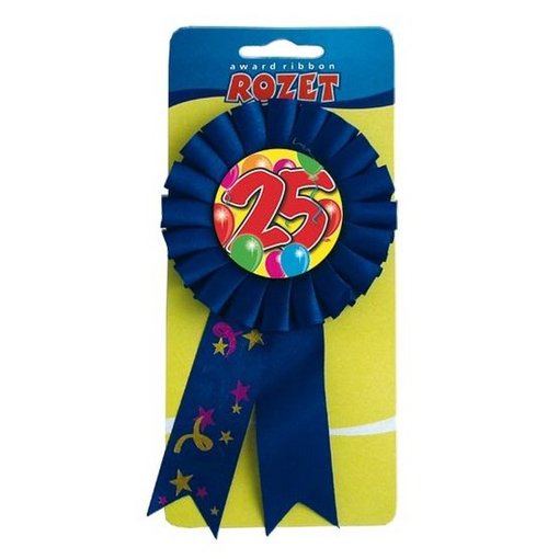 Rozet 25 blauw