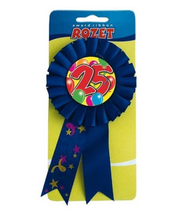 Rozet 25 blauw