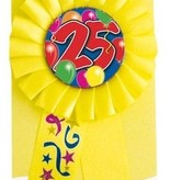 Rozet 25 geel