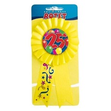 Rozet 25 geel