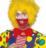 Pruik clown geel