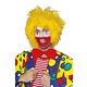 Pruik clown geel