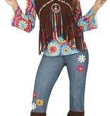 Hippie Kostuum Vrouw Peace Lotus