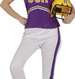 American Football Kostuum Vrouw Purple
