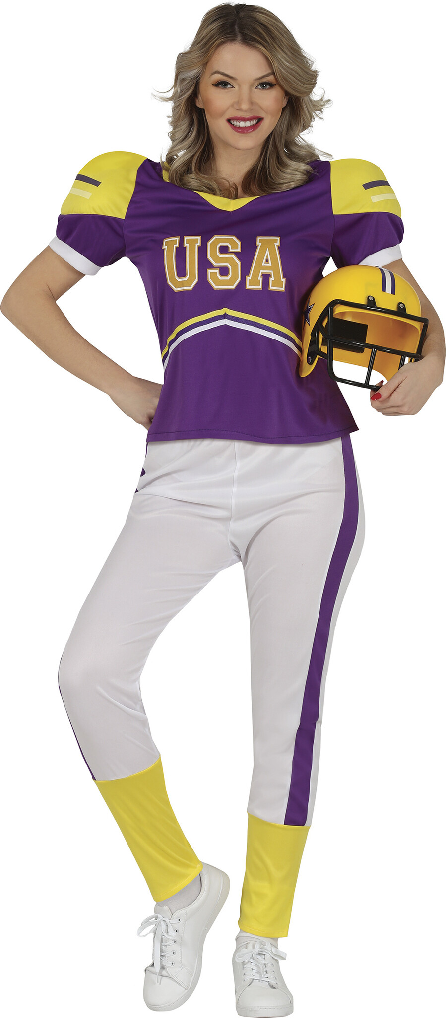 American Football Kostuum Vrouw Purple afbeelding