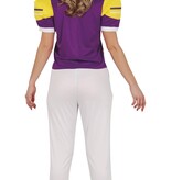 American Football Kostuum Vrouw Purple