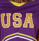 American Football Kostuum Vrouw Purple